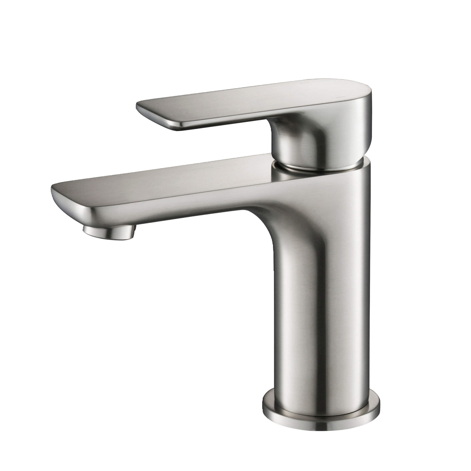 Tender Single Hole Bathroom Faucet with Drain Assembly, Brushed Nickel