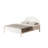 Modern Double Bedstead, Solid White Color, 63.0 x 79.0 inches | 100% Lacquer Painted MDF, Durable and Stylish Design | Perfect for Contemporary Bedrooms, Elegant and Space-Saving Solution-837268218