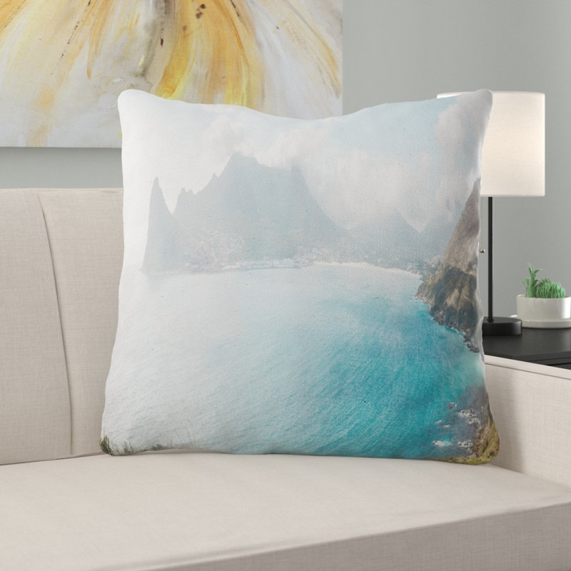 Coussin de crête hout bay de mer de chapman, 16 po x 1 po, Coussin décoratif
