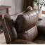 Fauteuil inclinable électrique en cuir végétalien à double moteur Khristina-90708090