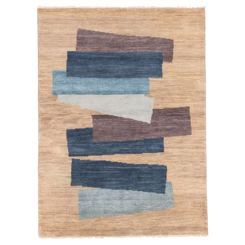 Tapis kaki Peshawar Ziegler 5 pi 0 po x 6 pi 9 po
