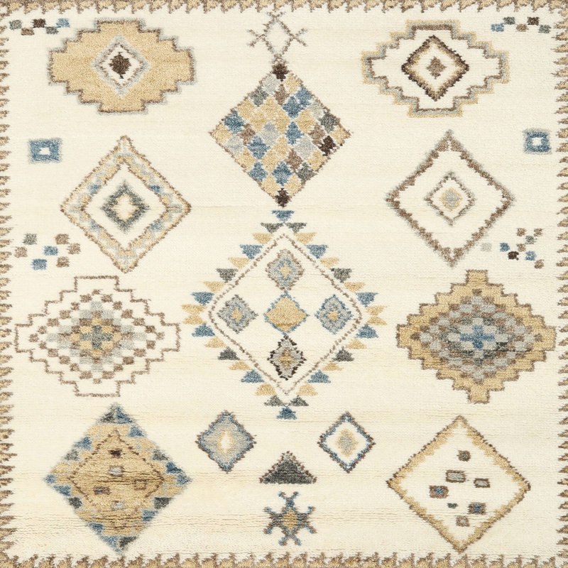 Cheadle Southwestern Indoor Rug, Square 6'