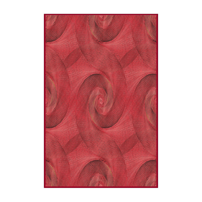 Abstract Indoor Rug, Rectangle 7' x 9'