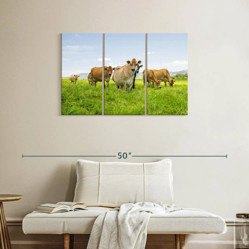 Brampt Farm Cattle, 24" H x 38" W