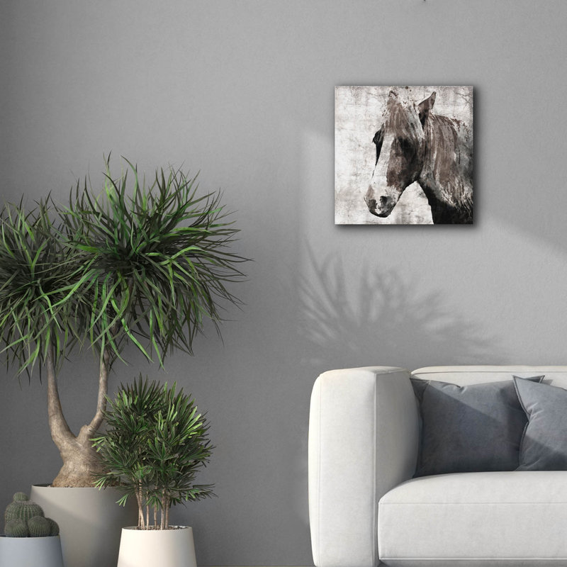 " Equestrian " by Irena Orlov, 18" H x 18" W x 0.75" D