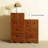 Brown Solid Wood Rectangular Dressers & Chests
