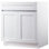Armoire Shaker Base l 30 po x P 24 po x H 34,5 po prête à assembler - blanc
