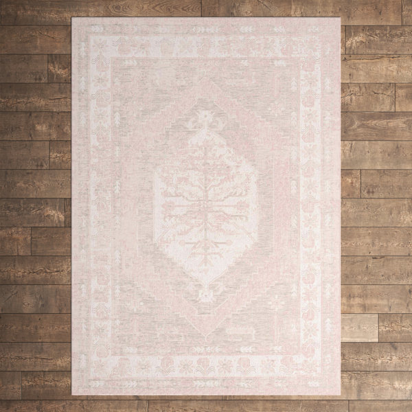 Langley Street Susan Oriental Pink Indoor / Outdoor Area Rug & Reviews ...
