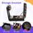 Sewing Chair with Wheels Adjustable Height Crafting Chair with Under Seat Storage & Back Support Hydraulic Sewing Machine Chair for Craft Room Furniture