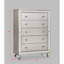 Commode de chambre à coucher 1 tiroir 5 pièces Glam