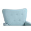Chaise berçante en velours Jeffren-1311325477