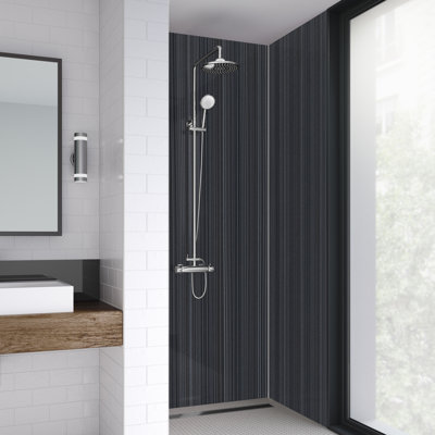 120mm W x 242mm H Decorative Wall Panel with Glass