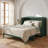 Queen Murphy Bed With Large Drawers,Green