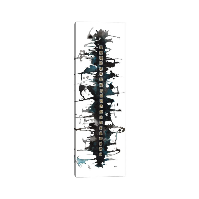 «Spine» par Hodaya Louis - reproduction, H 36 po x l 12 po x P 1,5 po, Toile tendue