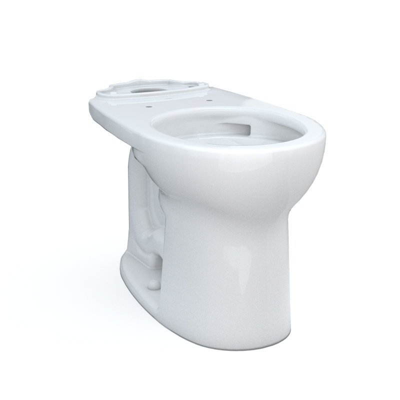 TOTO® Drake® Round TORNADO FLUSH® Toilet Bowl with CEFIONTECT®, Colonial White - C775CEFG#11, Cotton White