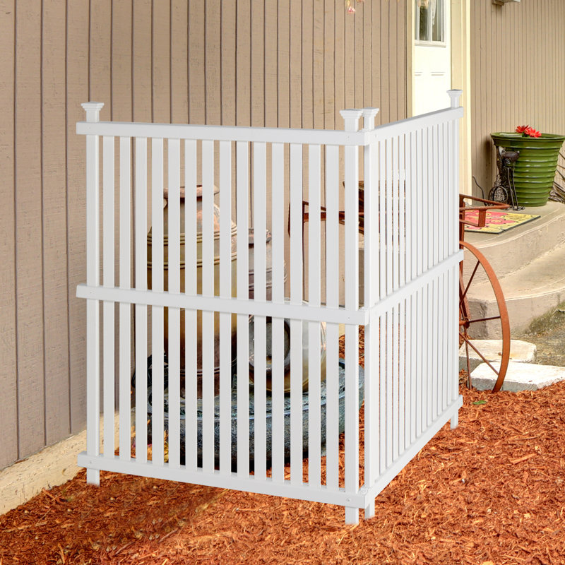 Privacy Fence Panels Screen, White