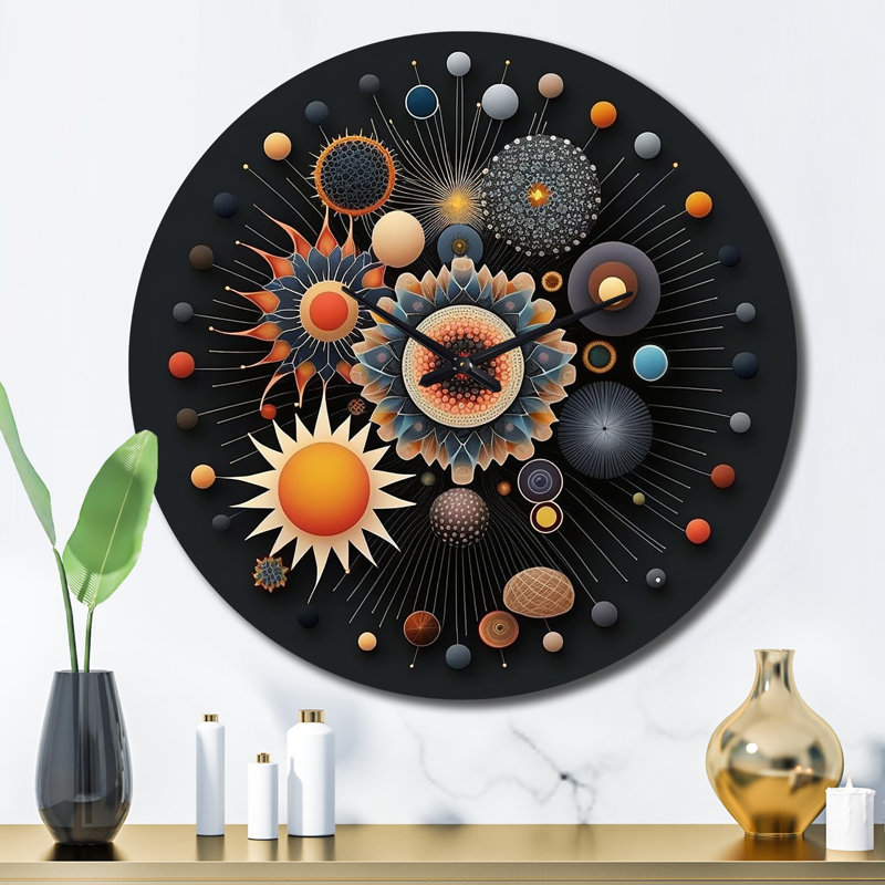 Horloge murale géométrique V, Grand