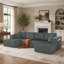 Canapé modulaire en forme de U de 132 po, canapé-lit Comfy Cloud-977810231