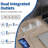 Okeysen 2 Person Modular Benching Workstation with Outlets
