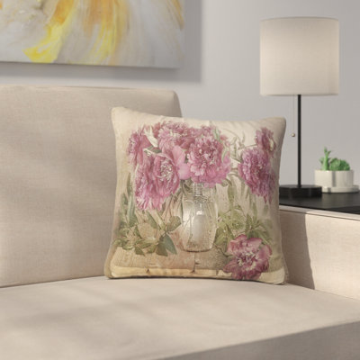 Floral Throw Pillow