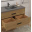 Meuble-lavabo mural simple 42 po avec lavabo en béton Maxbano