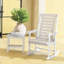 Ensemble de chaises berçantes d'extérieur, 2 pièces avec mouvement fluide et durabilité en PEHD pour la détente sur le patio-890271303