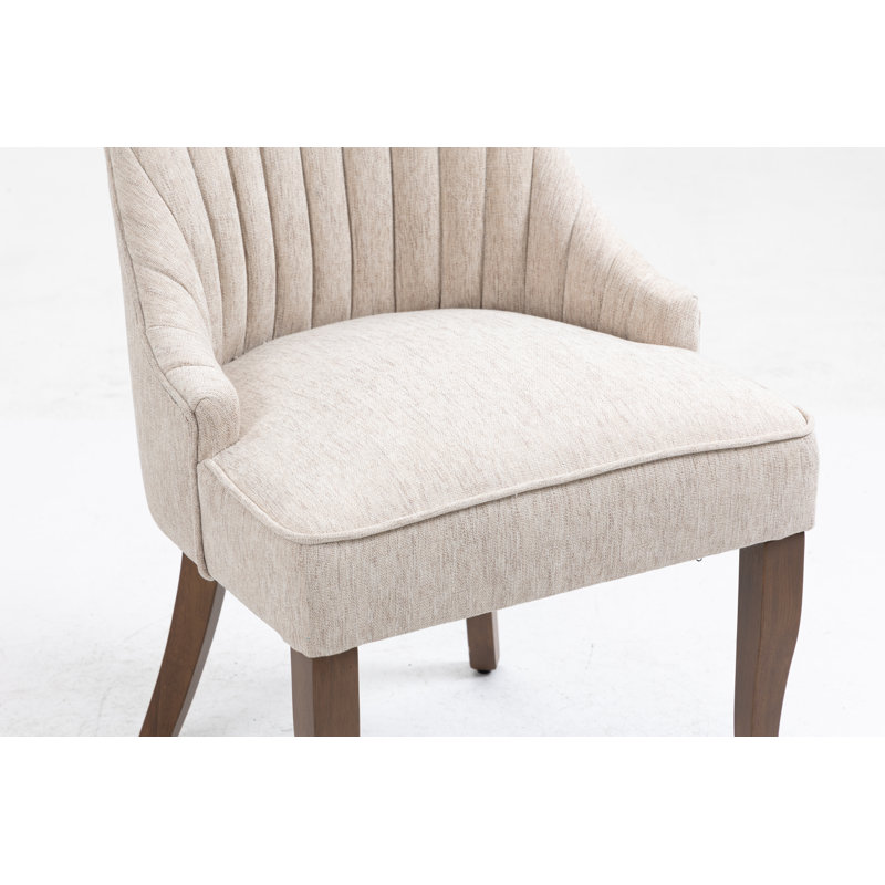 Chaise de salle à manger Brinae, Beige