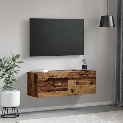 vidaXL Wall-Mounted Cabinet Wall-mounted Engineered Wood Garage Storage Unit
