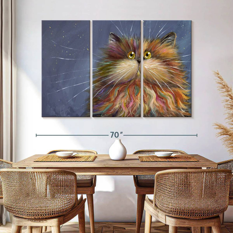 Pixie Kitty, 42" H x 65" W