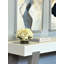 Cream Hydrangea in Rope Glass Vase-329598712