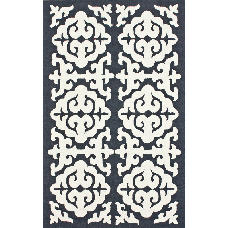 Tapis gris anthracite Eena, 7 pi 7,2 po x 9 pi 6 po