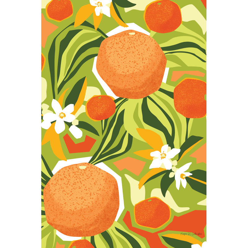 «Tangerine Grapefruit» par Megan Gallagher - impression sur toile tendue, H 12 po x l 8 po