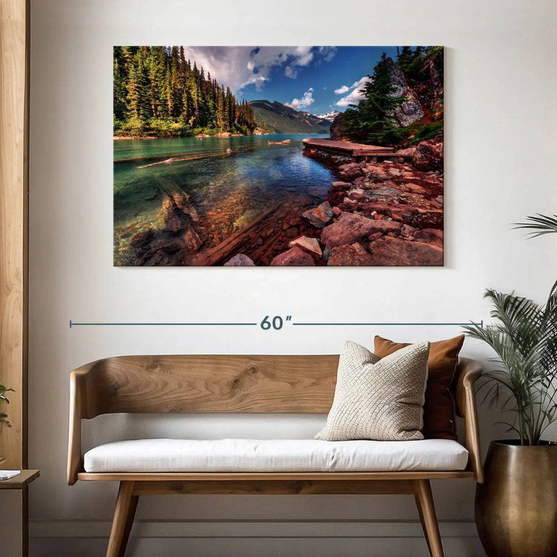 Paysage du lac Alvord, H 32 po x l 48 po