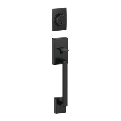 Schlage Century Exterior Single Cylinder Handleset, Exterior Side Only (Interior Portion Sold Separately)