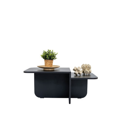 Two-Tier Rectangular Coffee Table, White