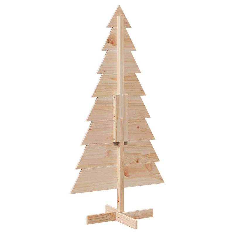 Wood Holiday Shaped Ornament, Brown, 150cm H x 76cm W x 50cm D