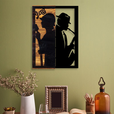 Décoration murale en bois
