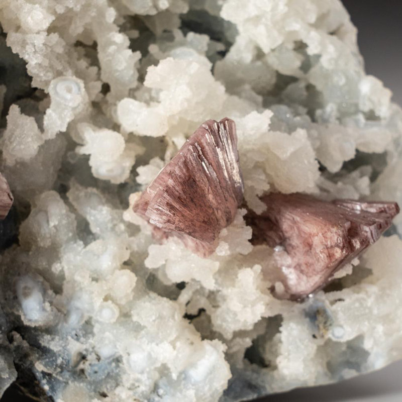 Véritable grappe de heulandite