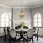 Luminaire suspendu en forme de chandelier en or antique Markees avec perles en cristal-446808832