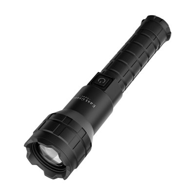 Lampe de poche rechargeable USB-C à DEL Triton 7,7 po 3 W 2 000 lumens 5 000 MaH 6 heures et plus en charge complète avec faisceau réglable, mode lanterne et pile remplaçable