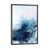 Toile avec cadre gris