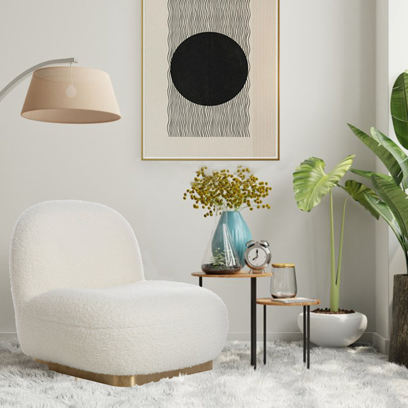 Fauteuil demi-tonneau 29,5 po Laranya