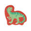 Paquet de 4 assiettes de dinosaure pour enfants