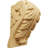 1 3/4"W x 1 1/2"D x 3"H Mini Acanthus Leaf Block Corbel, Cherry-58066942-119813390