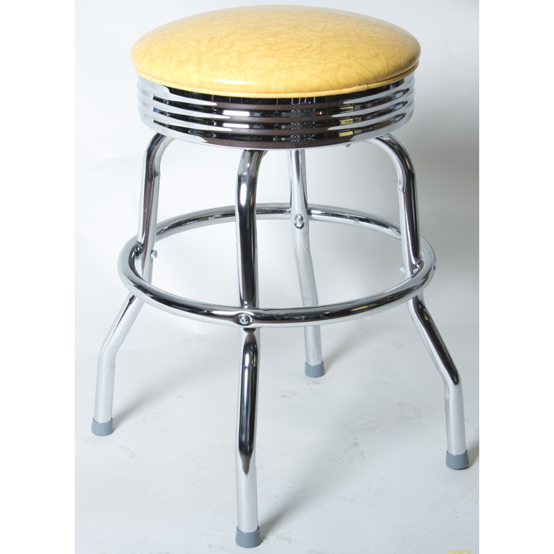 Tabouret tournant 30 ", Jaune