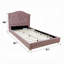 Lit plateforme tapissier Reggie