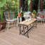 Tapis rayé beige intérieur / extérieur Lendy-28782592