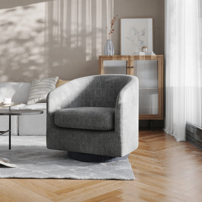 Fauteuil d'appoint en tonneau Byran