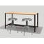 Ensemble de 1 tabouret de travail réglable en acier inoxydable