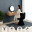 Meuble-lavabo pivotant à dossier papillon Modern-1725040700